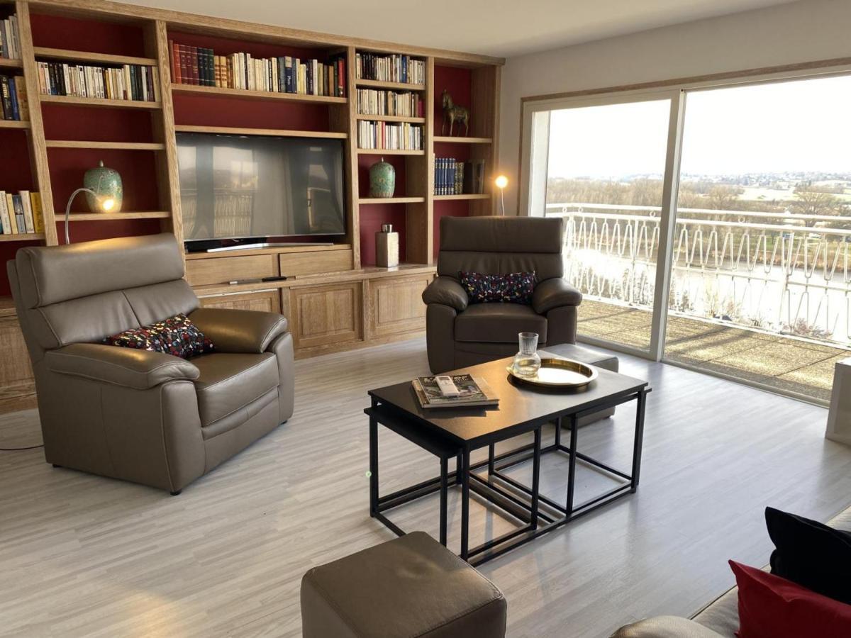 Appartement Panoramique Au Centre De Moulins Avec Terrasse, 2 Chambres, Et Equipements Modernes - Fr-1-489-412 Exteriör bild
